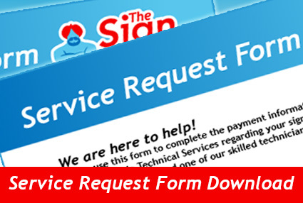 Getting Service Sign Get Service - The Sign Genies - Business Signs